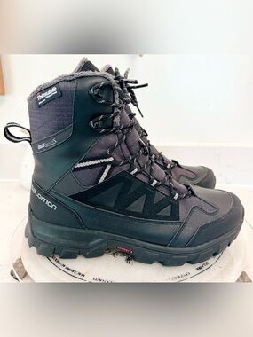 Salomon Chalten TS CSWP Waterproof Thinsulate Snow Boots Men’s 7.5/Women’s 8.5-9